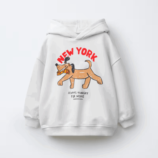 Always Hungry for More New York Street Style Kids Hoodie