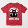 Anti Social Black Cats Club Unisex T-Shirt