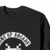 Arcade Legends Born in Eighties Classic Gaming Crewneck Sweatshirt