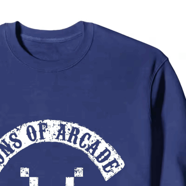 Arcade Legends Born in Eighties Classic Gaming Crewneck Sweatshirt