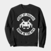 Arcade Legends Born in Eighties Classic Gaming Crewneck Sweatshirt