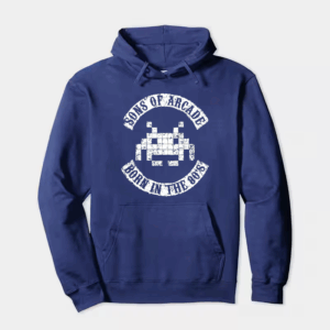 Arcade Legends Born in Eighties Classic Gaming Hoodie