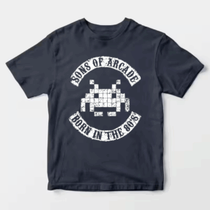 Arcade Legends Born in Eighties Classic Gaming Unisex T-Shirt