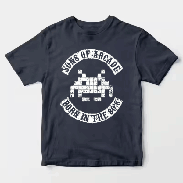 Arcade Legends Born in Eighties Classic Gaming Unisex T-Shirt