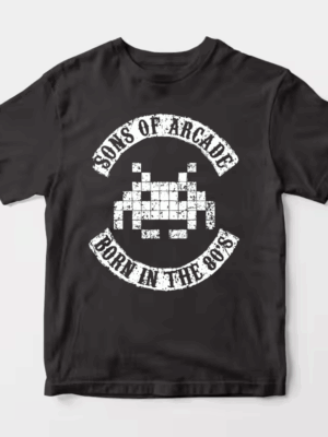 Arcade Legends Born in Eighties Classic Gaming Unisex T-Shirt