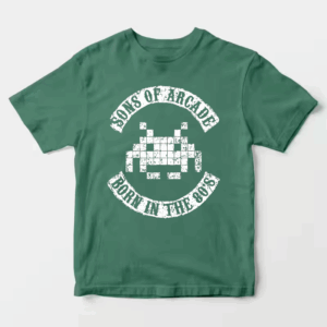 Arcade Legends Born in Eighties Classic Gaming Unisex T-Shirt