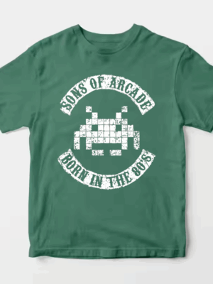 Arcade Legends Born in Eighties Classic Gaming Unisex T-Shirt