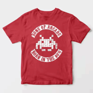 Arcade Legends Born in Eighties Classic Gaming Unisex T-Shirt