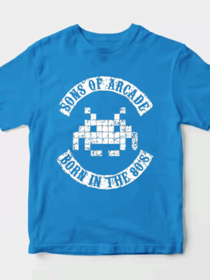 Arcade Legends Born in Eighties Classic Gaming Unisex T-Shirt