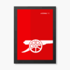 Arsenal FC Iconic Red Cannon Poster