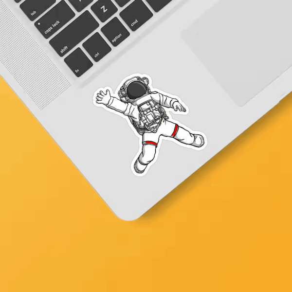 Astronaut Space Explorer Cosmic Journey Sticker Astronaut Space Explorer Cosmic Journey Sticker