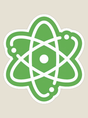 Atomic Structure Science Sticker