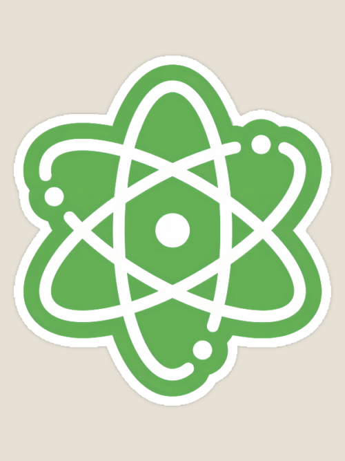 Atomic Structure Science Sticker