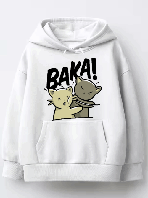 Baka Neko Battle Time Hoodie