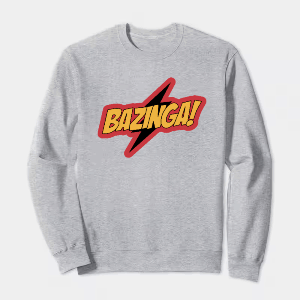 Bazinga! The Big Bang Theory Crewneck Sweatshirt