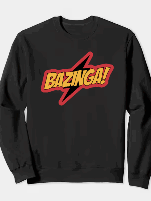 Bazinga! The Big Bang Theory Crewneck Sweatshirt