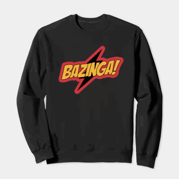 Bazinga! The Big Bang Theory Crewneck Sweatshirt