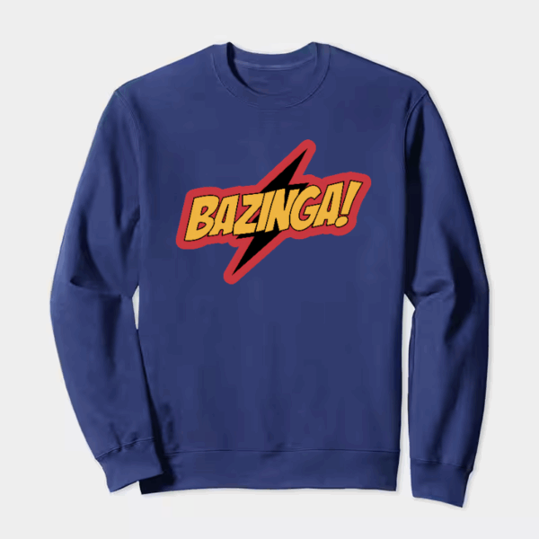 Bazinga! The Big Bang Theory Crewneck Sweatshirt
