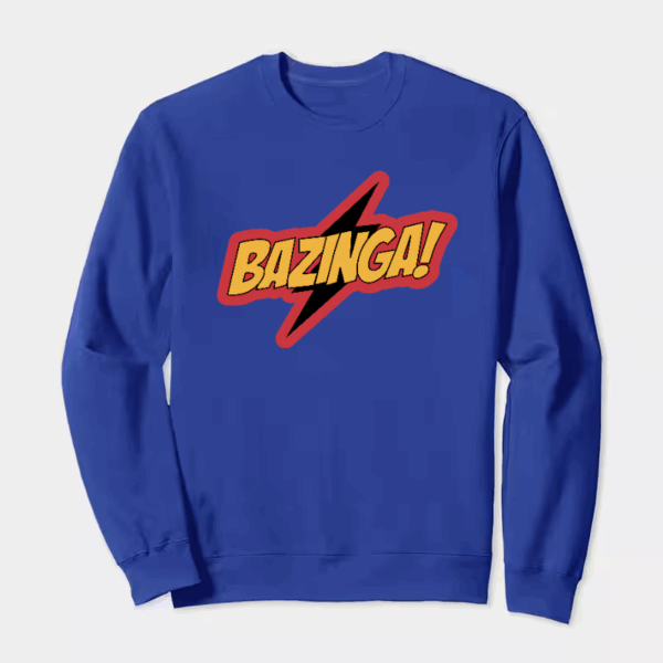 Bazinga! The Big Bang Theory Crewneck Sweatshirt