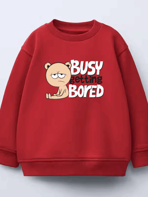 Bear Doing Nothing But Everything Crewneck Sweatshirt