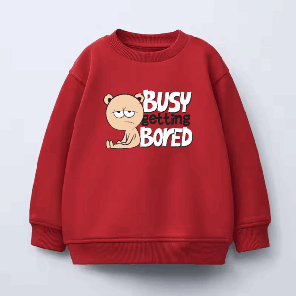 Bear Doing Nothing But Everything Crewneck Sweatshirt