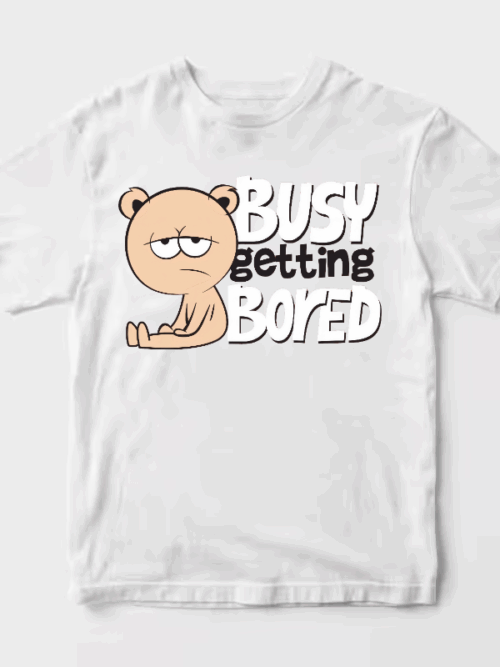 Bear Doing Nothing But Everything Unisex T-Shirt