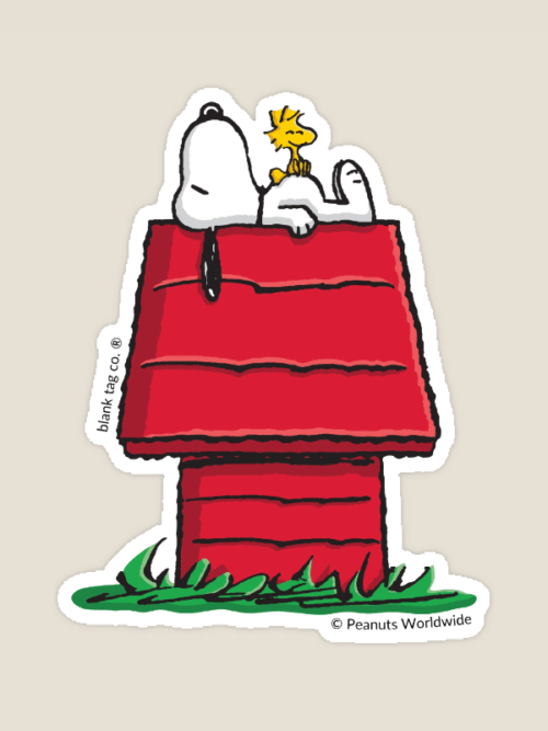 Best Buddies Snoopy & Woodstock Peanuts Sticker