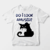 Black Cat Not Amused Energy Unisex T-Shirt