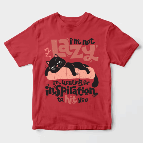 Black Cat Wisdom Waiting for Inspiration Unisex T-Shirt