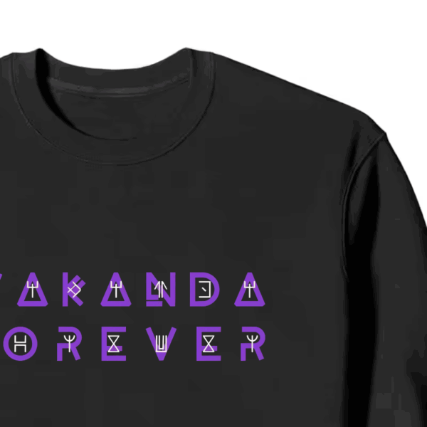 Black Panther Legacy Wakanda Forever Crewneck Sweatshirt