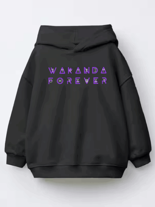 Black Panther Legacy Wakanda Forever Kids Hoodie
