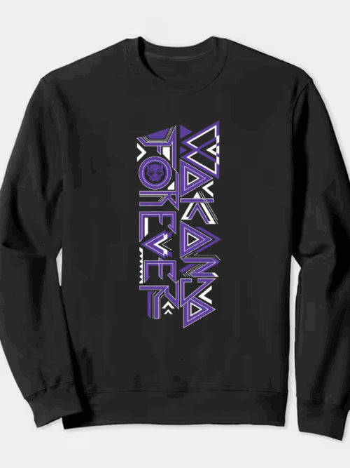 Black Panther Wakanda Forever Crewneck Sweatshirt