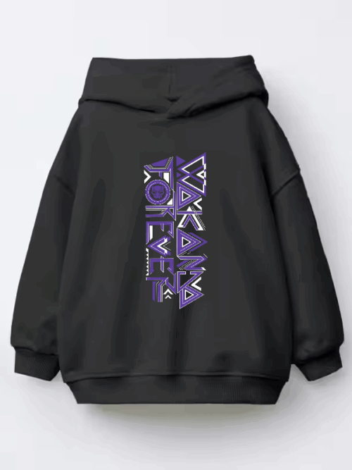 Black Panther Wakanda Forever Kids Hoodie