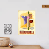 Bon Appétit with Remy Ratatouille Retro Delight Poster