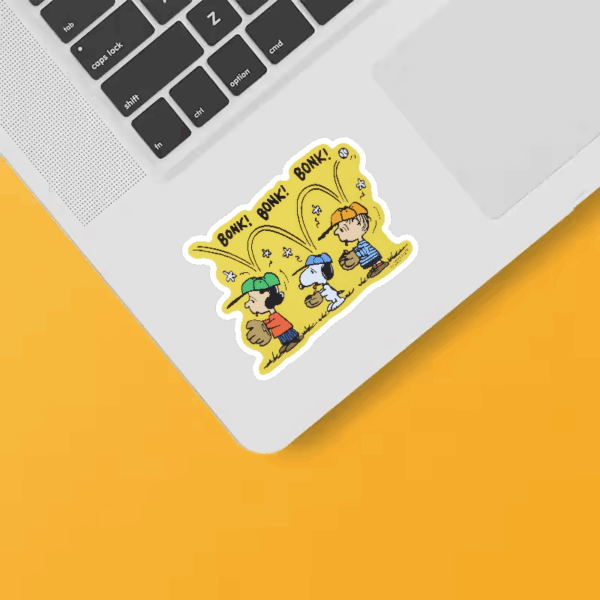 Bonk Squad Peanuts Baseball Fun Sticker Bonk Squad Peanuts Baseball Fun Sticker
