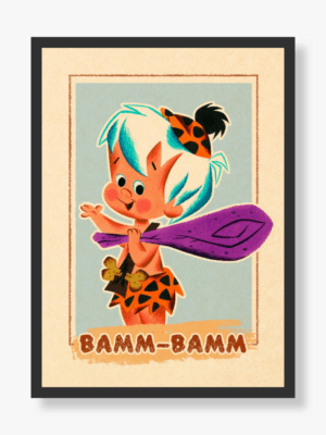 Bamm-Bamm Rubble – Prehistoric Powerhouse Charm Poster