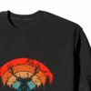 Born To Hunt Forced To Work Deer Sunset Crewneck Sweatshirt