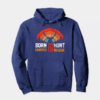Born To Hunt Forced To Work Deer Sunset Hoodie