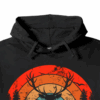Born To Hunt Forced To Work Deer Sunset Hoodie