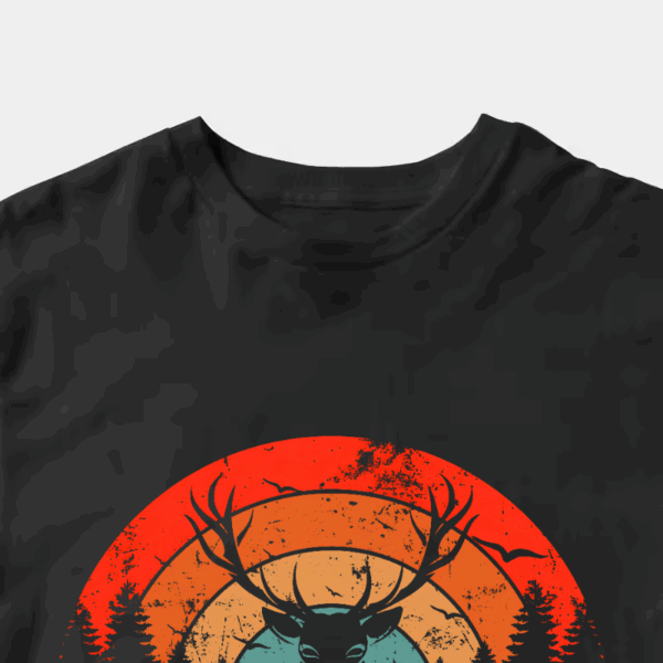 Born To Hunt Forced To Work Deer Sunset Unisex T-Shirt