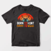 Born To Hunt Forced To Work Deer Sunset Unisex T-Shirt