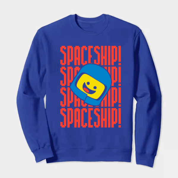 Build a Spaceship LEGO Lovers Unite Crewneck Sweatshirt