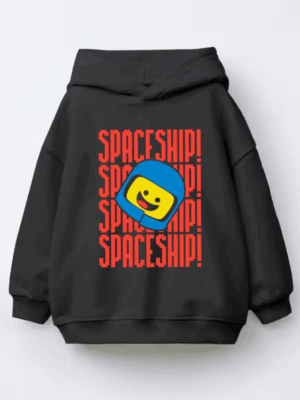 Build a Spaceship LEGO Lovers Unite Kids Hoodie