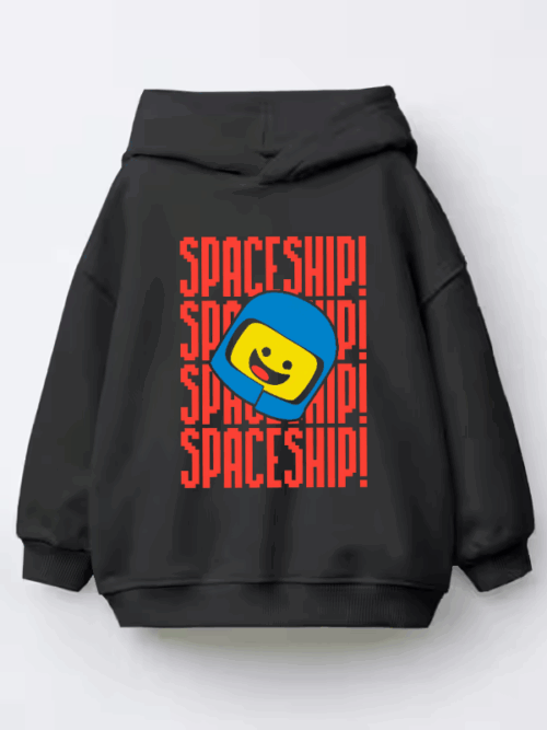 Build a Spaceship LEGO Lovers Unite Kids Hoodie