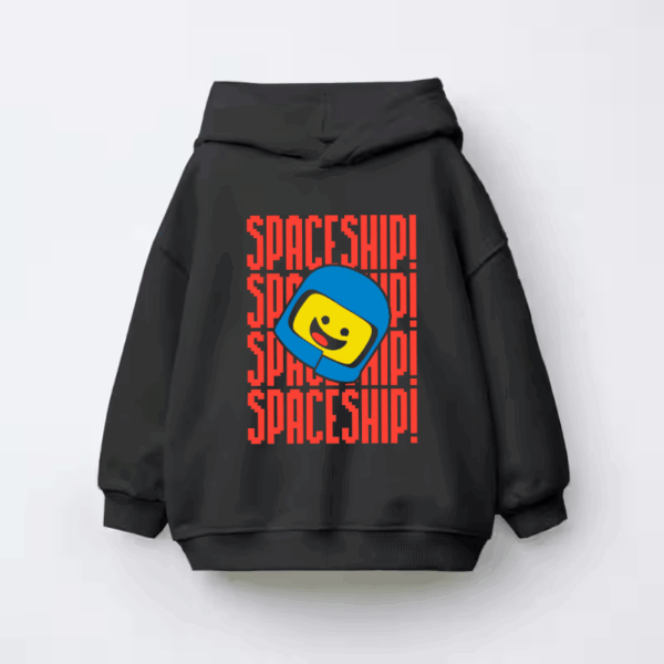 Build a Spaceship LEGO Lovers Unite Kids Hoodie