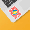 Build a Spaceship LEGO Lovers Unite Sticker