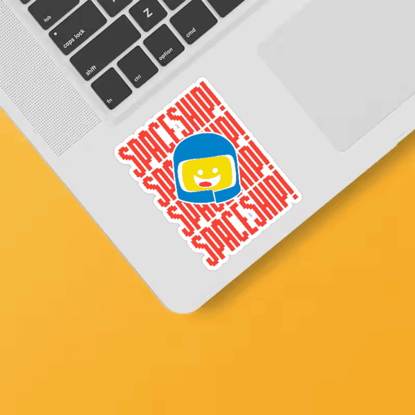 Build a Spaceship LEGO Lovers Unite Sticker