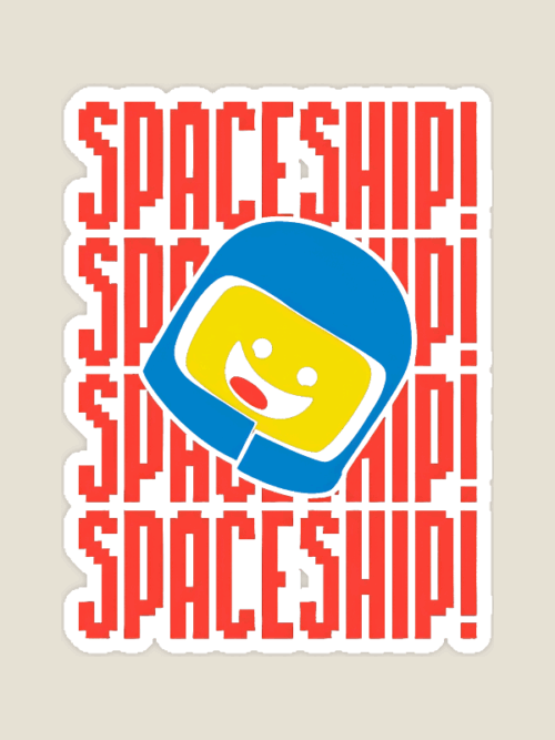 Build a Spaceship LEGO Lovers Unite Sticker