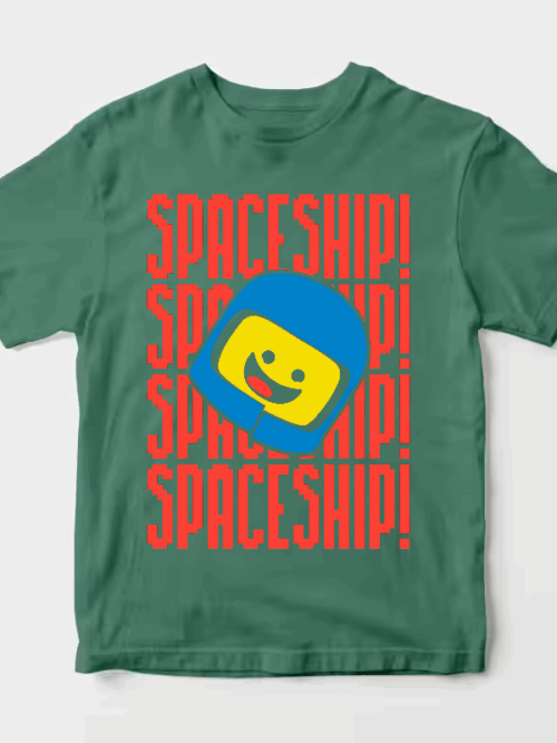 Build a Spaceship LEGO Lovers Unite Unisex T-Shirt