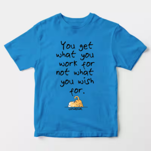 Cat Wisdom Work Hard Dream Big Unisex T-Shirt